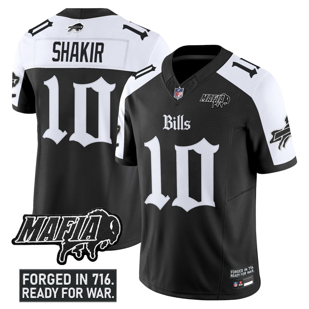 Men's Buffalo Bills 'Gothic Cold Front Edition' Vapor Limited Jersey V2 - All Stitched