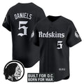 Men's Washington Redskins 'Gothic Capital Edition' Vapor Baseball Jersey - All Stitched
