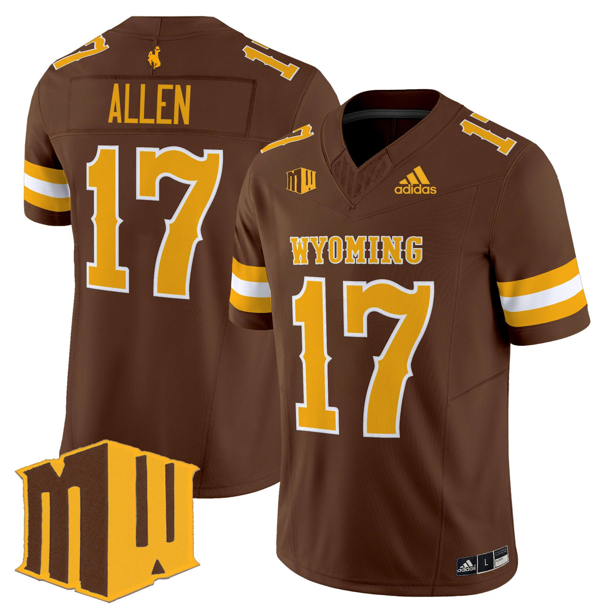 Men's Wyoming Cowboys 2025 Vapor Limited Jersey - All Stitched