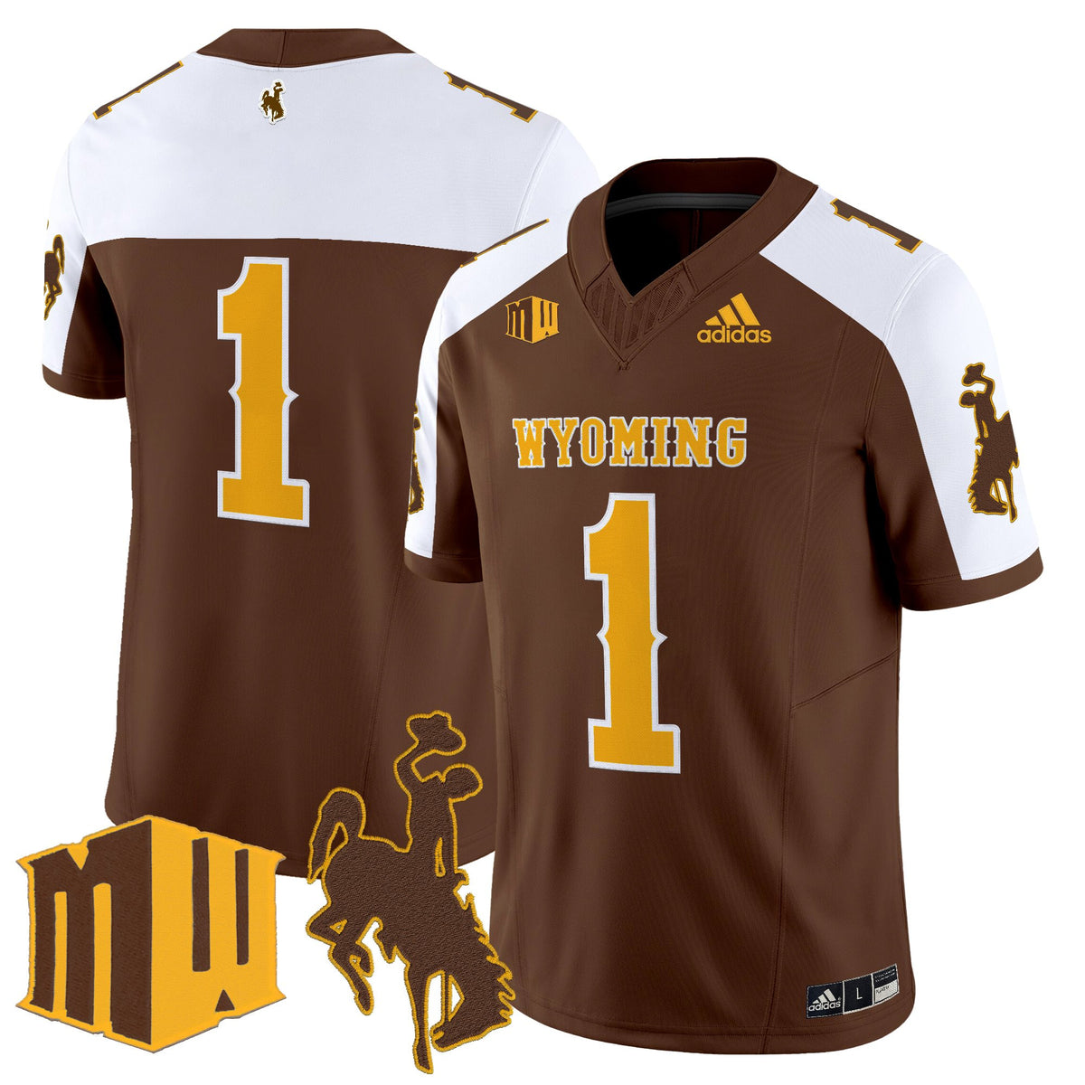 Men's Wyoming Cowboys 2025 Vapor Limited Jersey - All Stitched