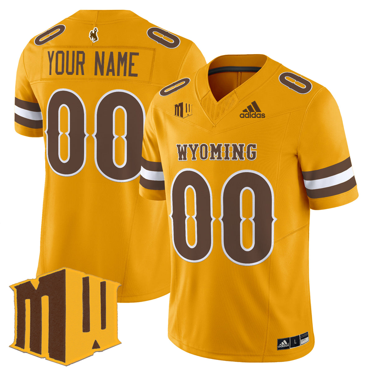 Wyoming Cowboys 2025 Vapor Limited Custom Jersey - All Stitched