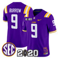 Men's LSU Tigers 2020 National Champions Vapor Limited Jersey - All Stitched