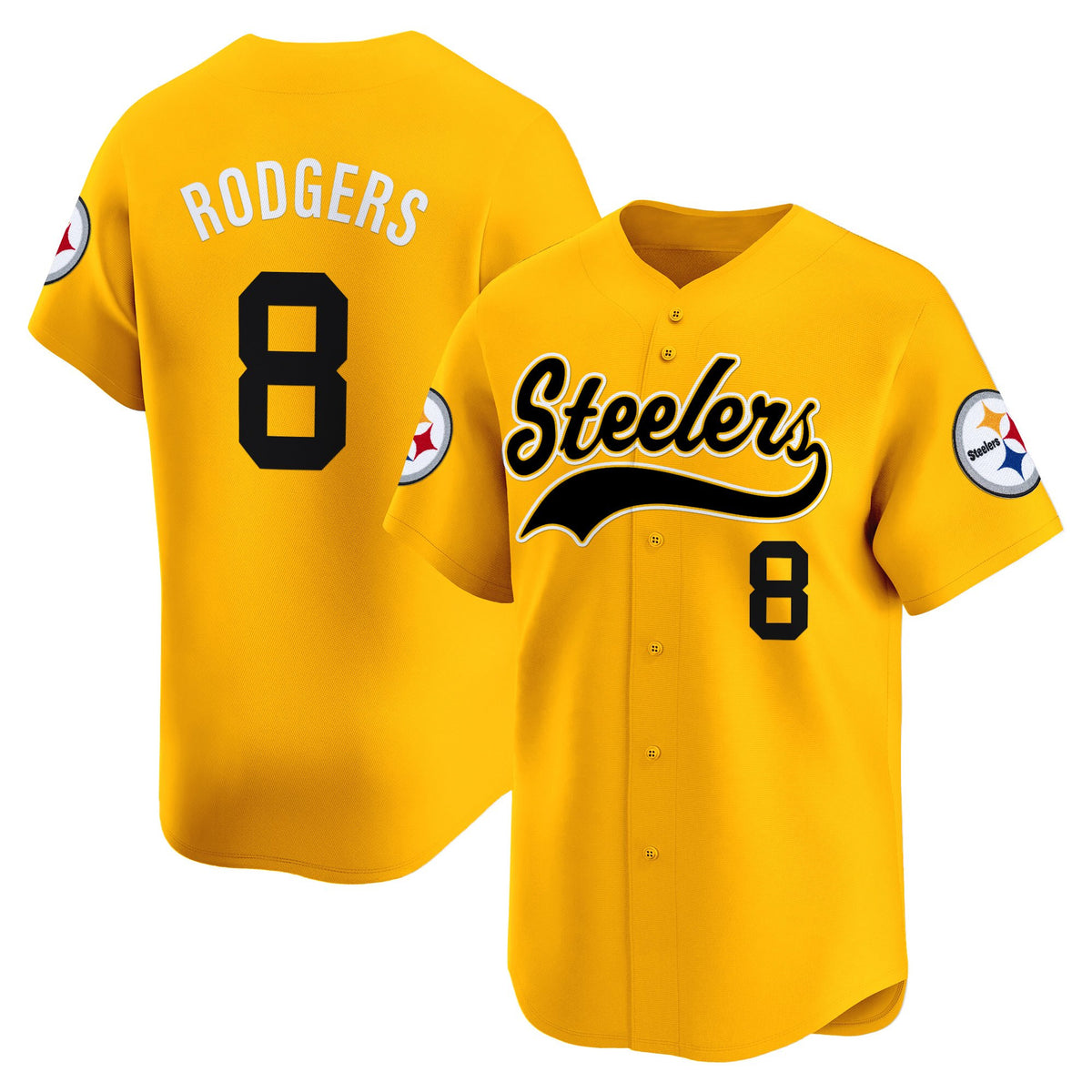 Men's Pittsburgh Steelers 2025 Vapor Baseball Jersey - All Stitched
