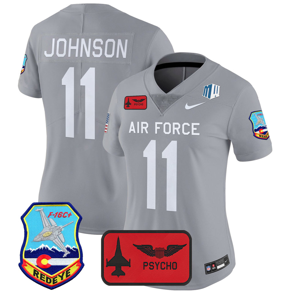 Women's Air Force Falcons 2025 'Air Power Legacy Series' Vapor Limited Jersey - All Stitched