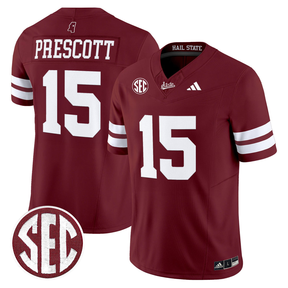 Men's Mississippi State Bulldogs 'Dark Mode' Vapor Limited Jersey - All Stitched