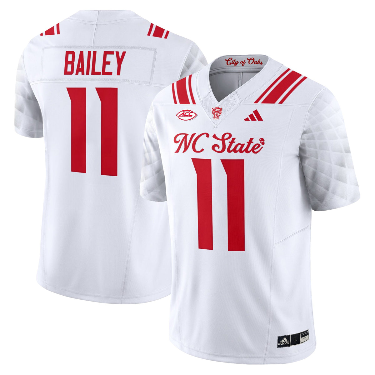 Men's NC State Wolfpack 'City of Oaks' Vapor Limited Jersey - All Stitched