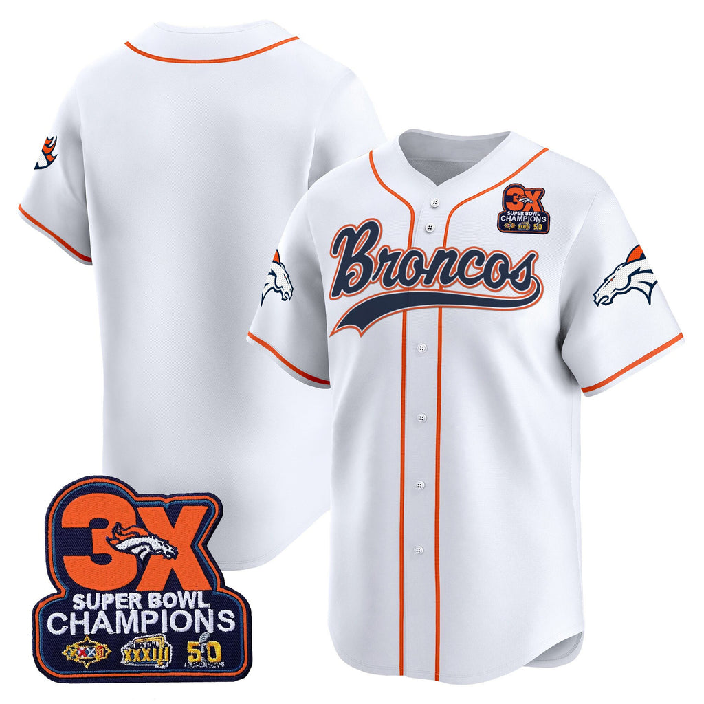 Men's Denver Broncos 2025 Vapor Baseball Jersey - All Stitched
