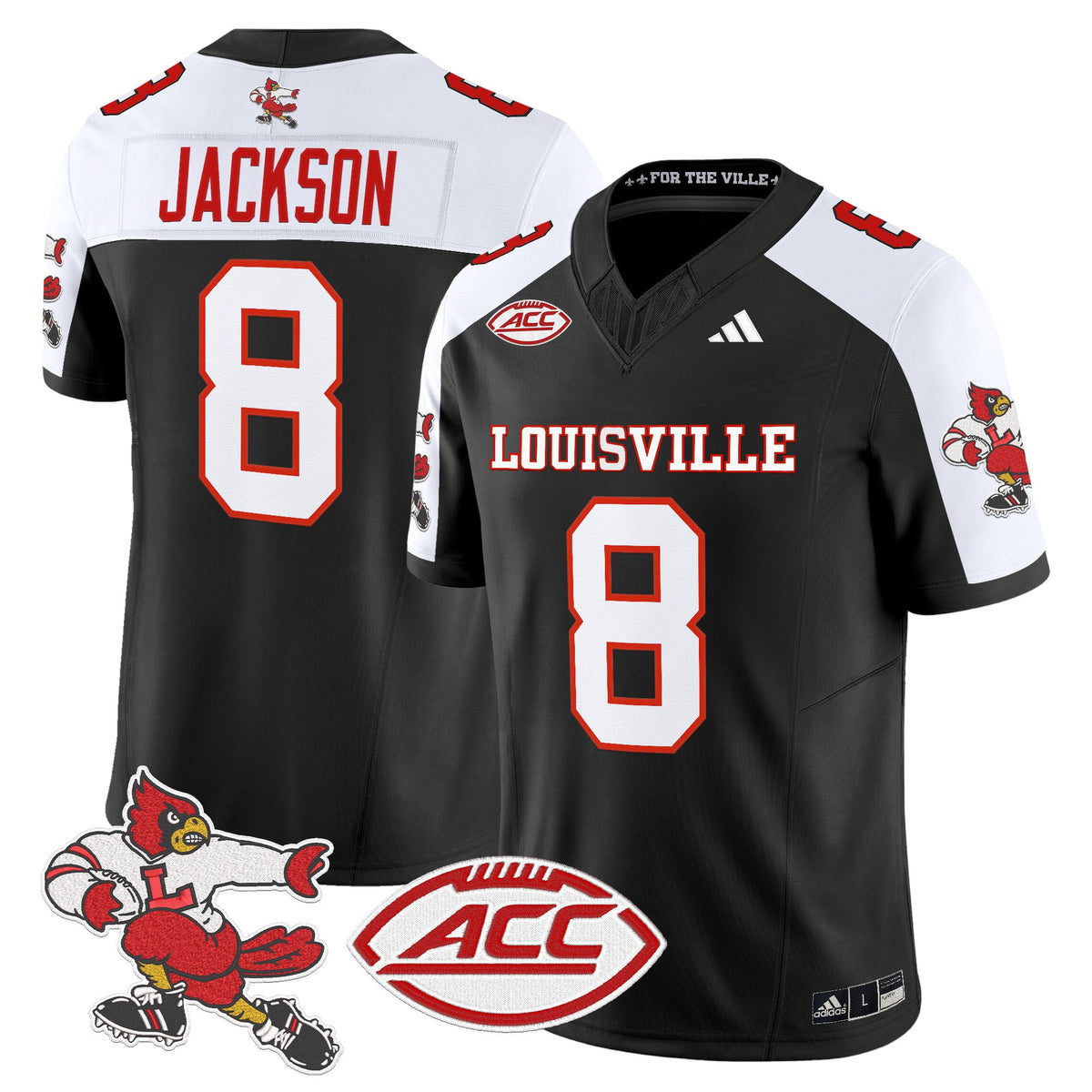 Men's Louisville Cardinals '1980s Throwback' Vapor Limited Jersey - All Stitched