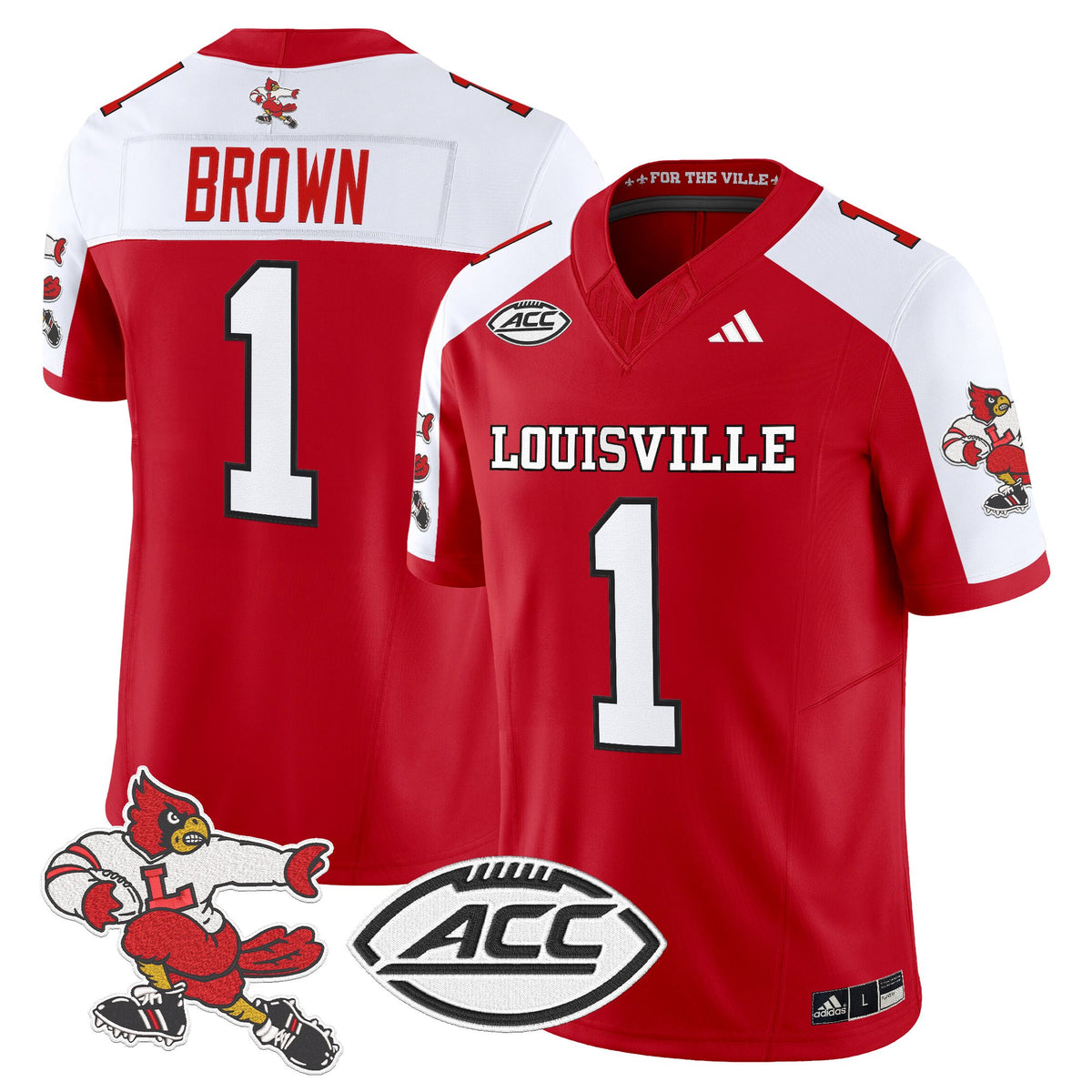 Men's Louisville Cardinals '1980s Throwback' Vapor Limited Jersey - All Stitched