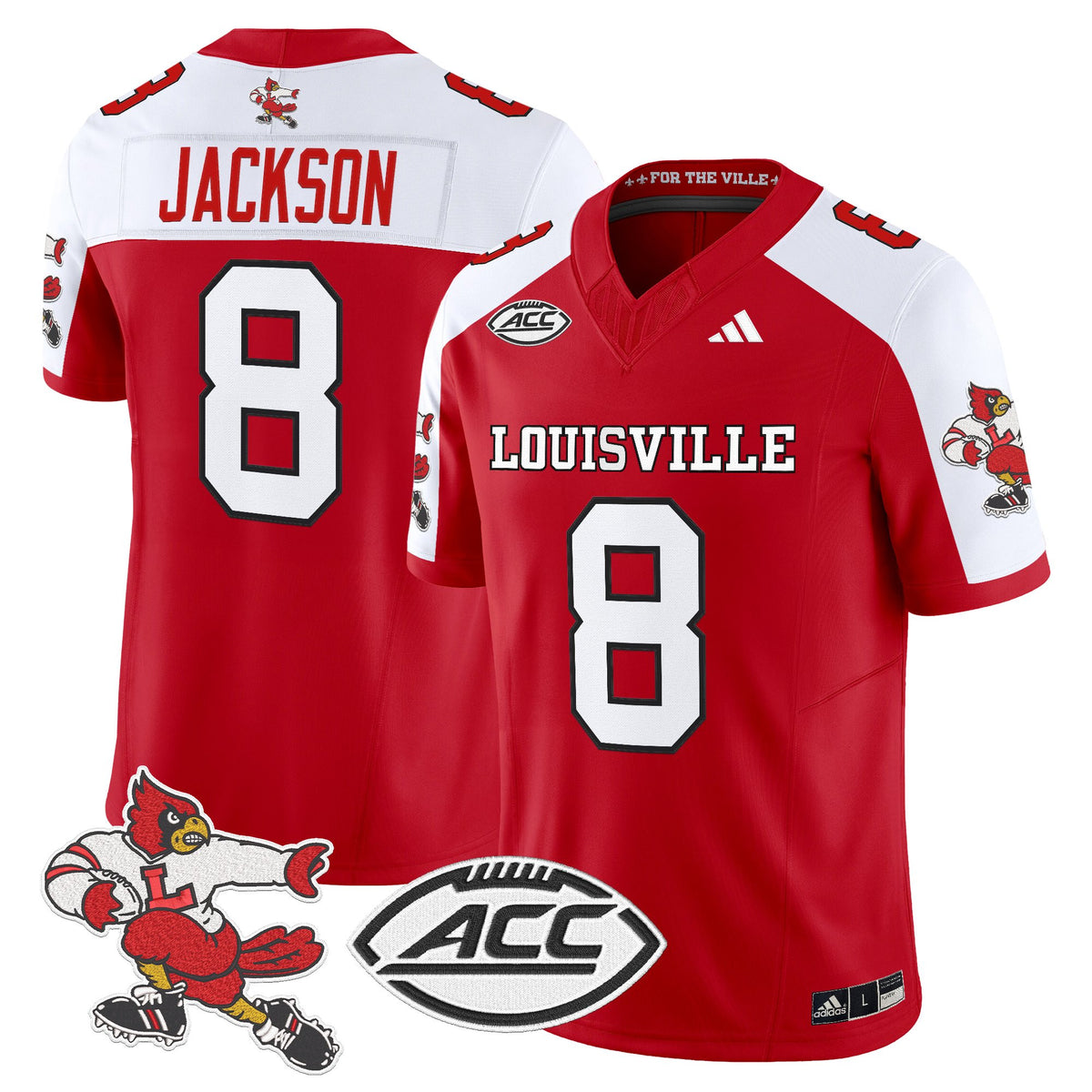 Men's Louisville Cardinals '1980s Throwback' Vapor Limited Jersey - All Stitched
