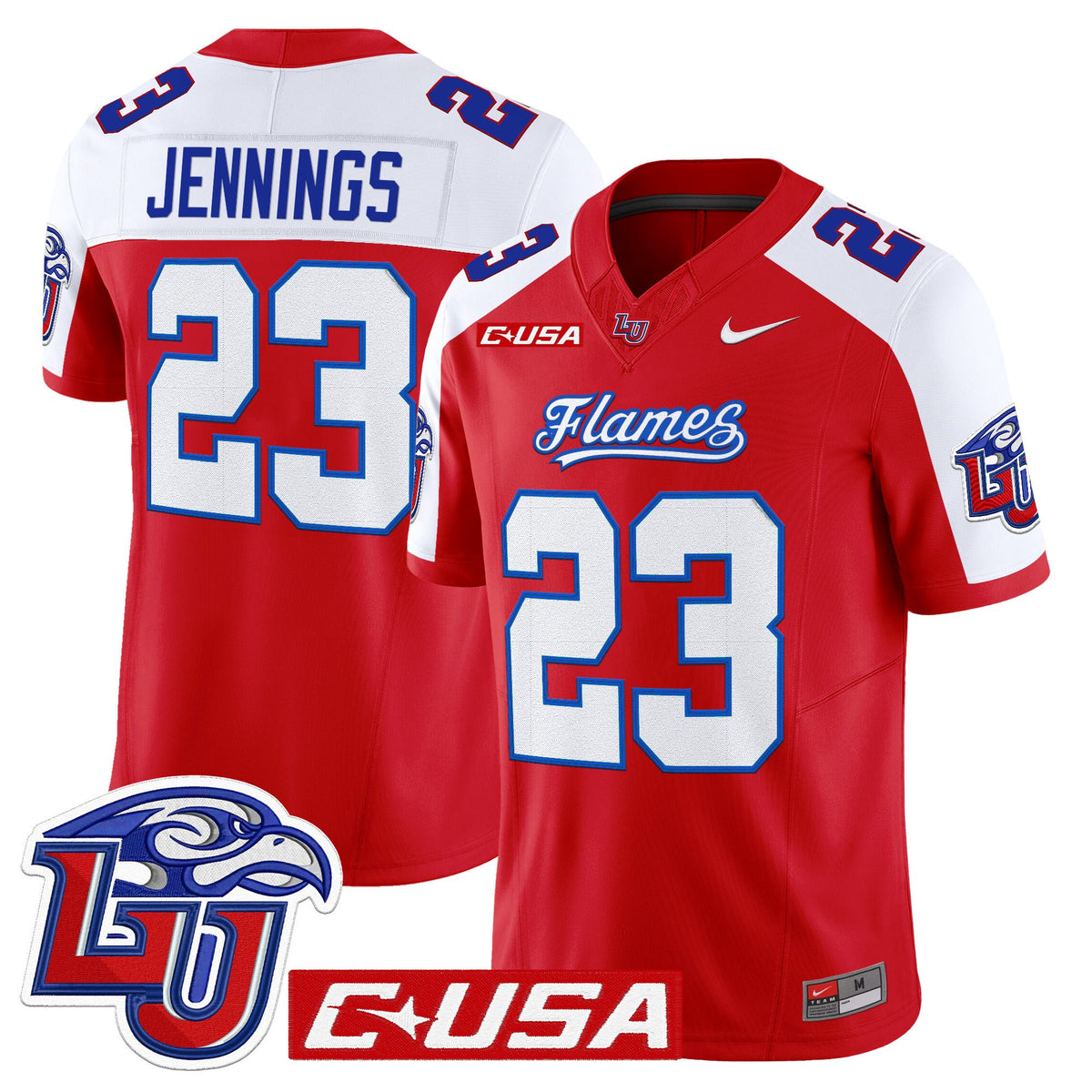 Men's Liberty Flames 2025 Vapor Limited Jersey - All Stitched