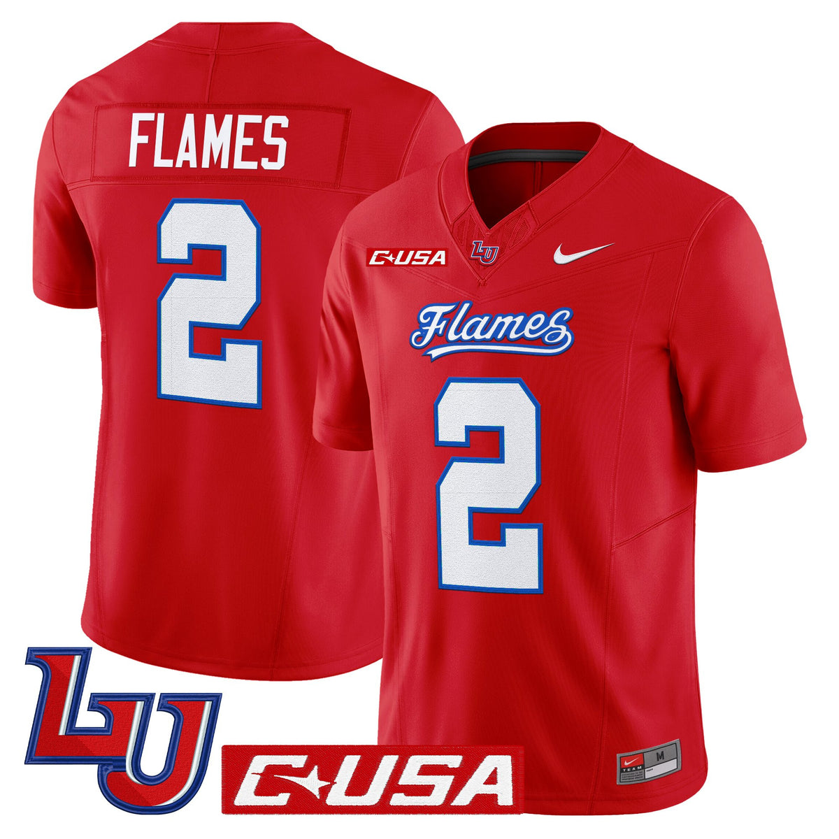 Men's Liberty Flames 2025 Vapor Limited Jersey - All Stitched