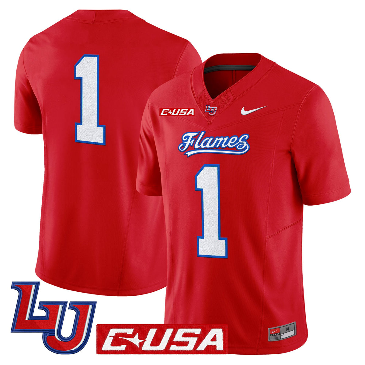 Men's Liberty Flames 2025 Vapor Limited Jersey - All Stitched
