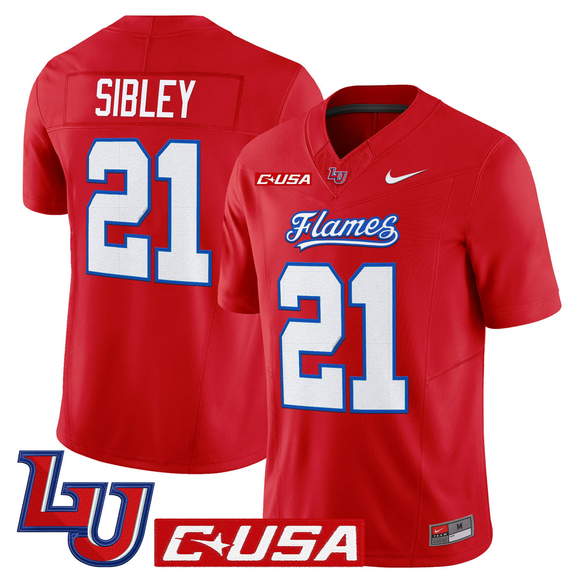 Men's Liberty Flames 2025 Vapor Limited Jersey - All Stitched