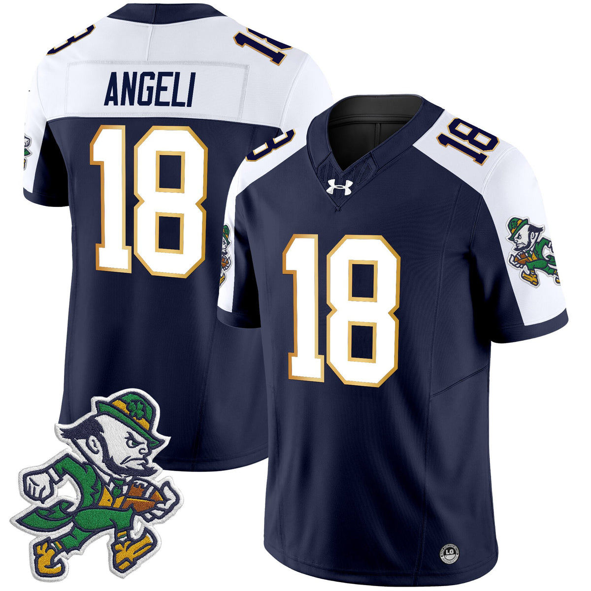 Men's Notre Dame Fighting Irish 2025 'Gridiron Leprechaun Edition' Vapor Limited Jersey – All Stitched