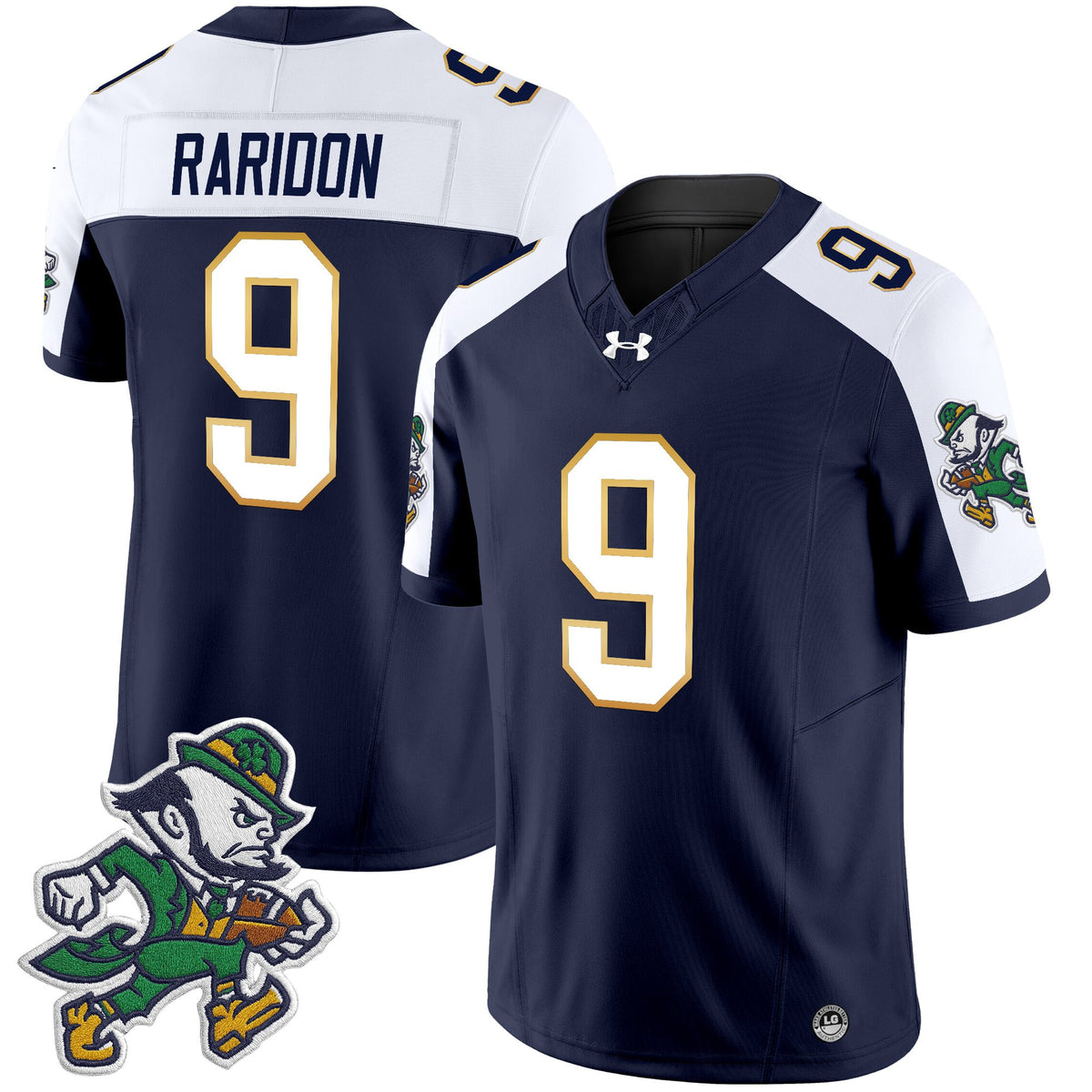 Men's Notre Dame Fighting Irish 2025 'Gridiron Leprechaun Edition' Vapor Limited Jersey – All Stitched