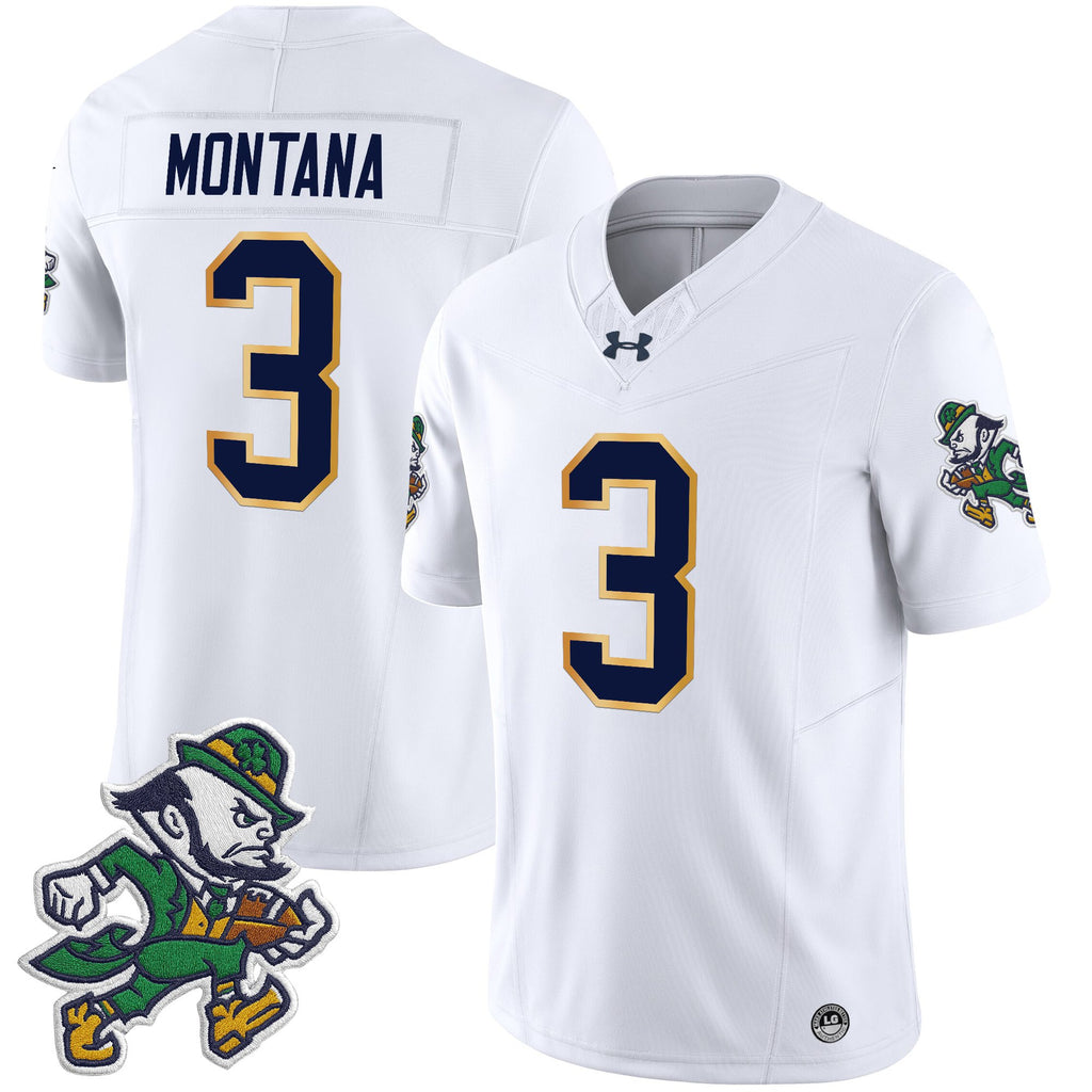 Men's Notre Dame Fighting Irish 2025 'Gridiron Leprechaun Edition' Vapor Limited Jersey – All Stitched