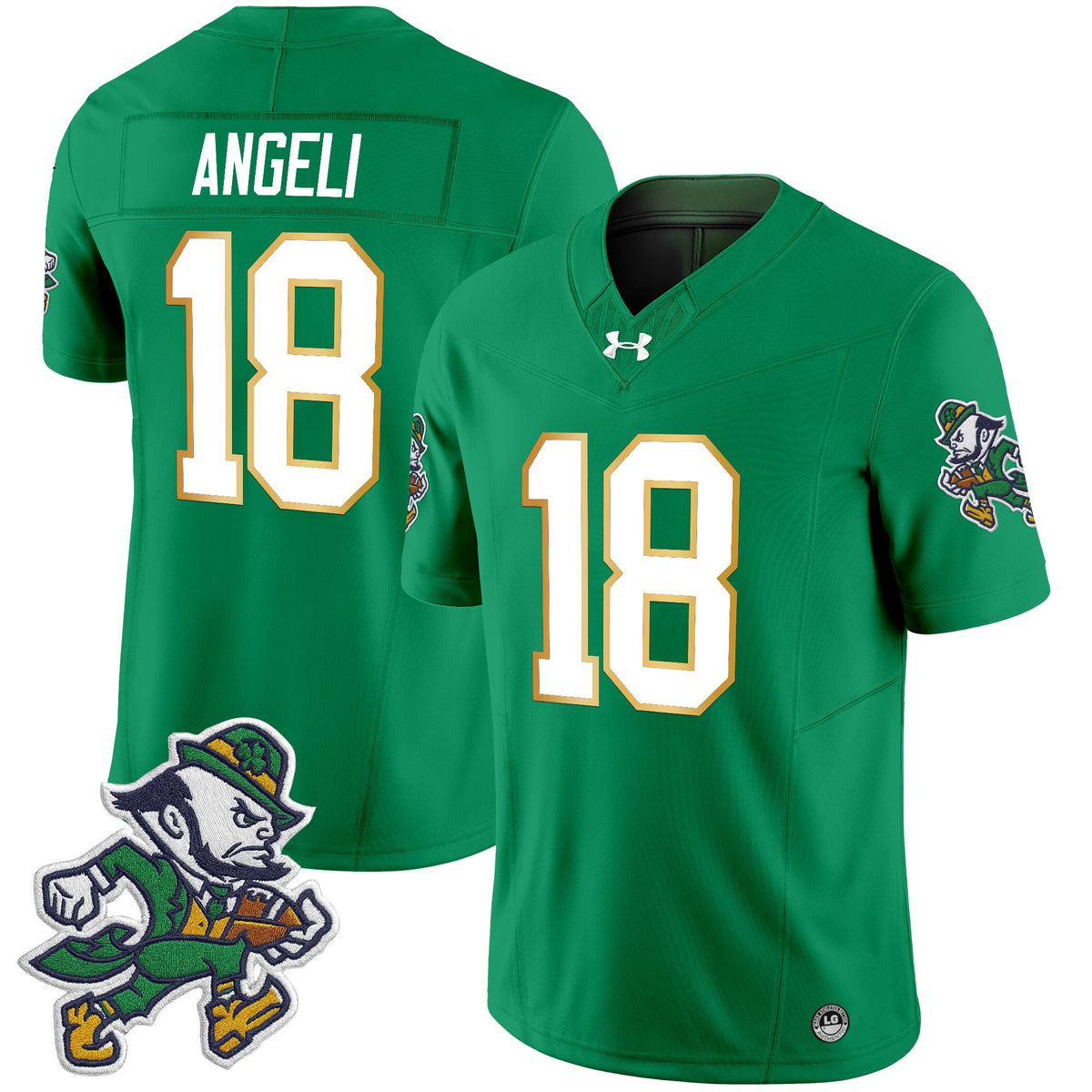 Men's Notre Dame Fighting Irish 2025 'Gridiron Leprechaun Edition' Vapor Limited Jersey – All Stitched