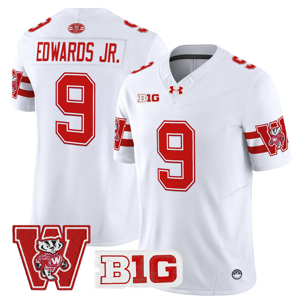 Men's Wisconsin Badgers Throwback Vapor Limited Jersey - All Stitched