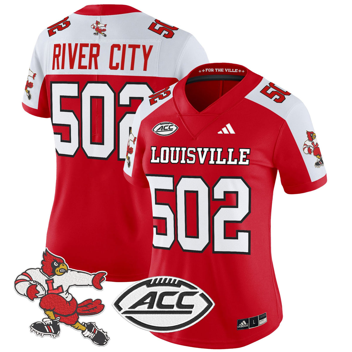 Women's Louisville Cardinals '1980s Throwback' Vapor Limited Jersey - All Stitched