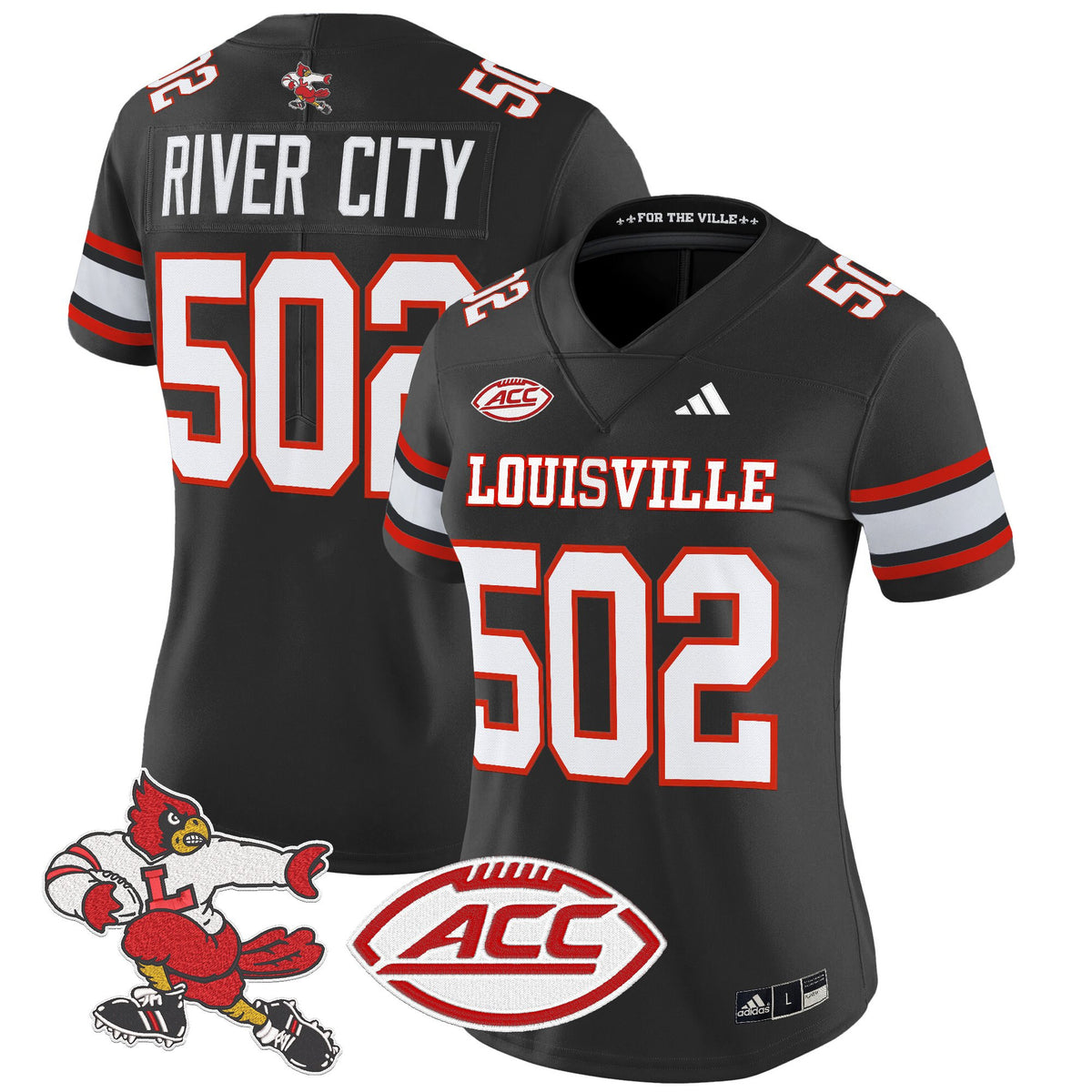 Women's Louisville Cardinals '1980s Throwback' Vapor Limited Jersey - All Stitched