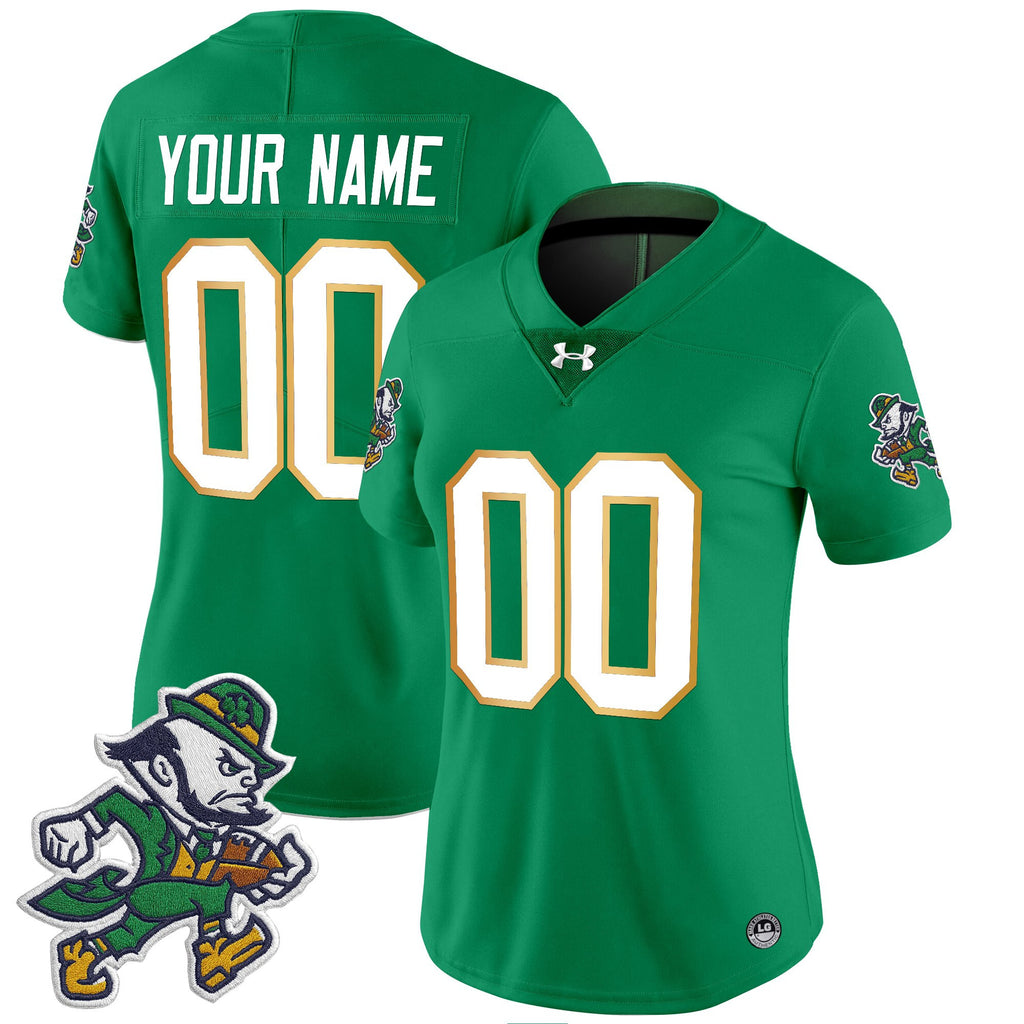 Notre Dame Fighting Irish 2025 'Gridiron Leprechaun Edition' Vapor Limited Custom Jersey – All Stitched