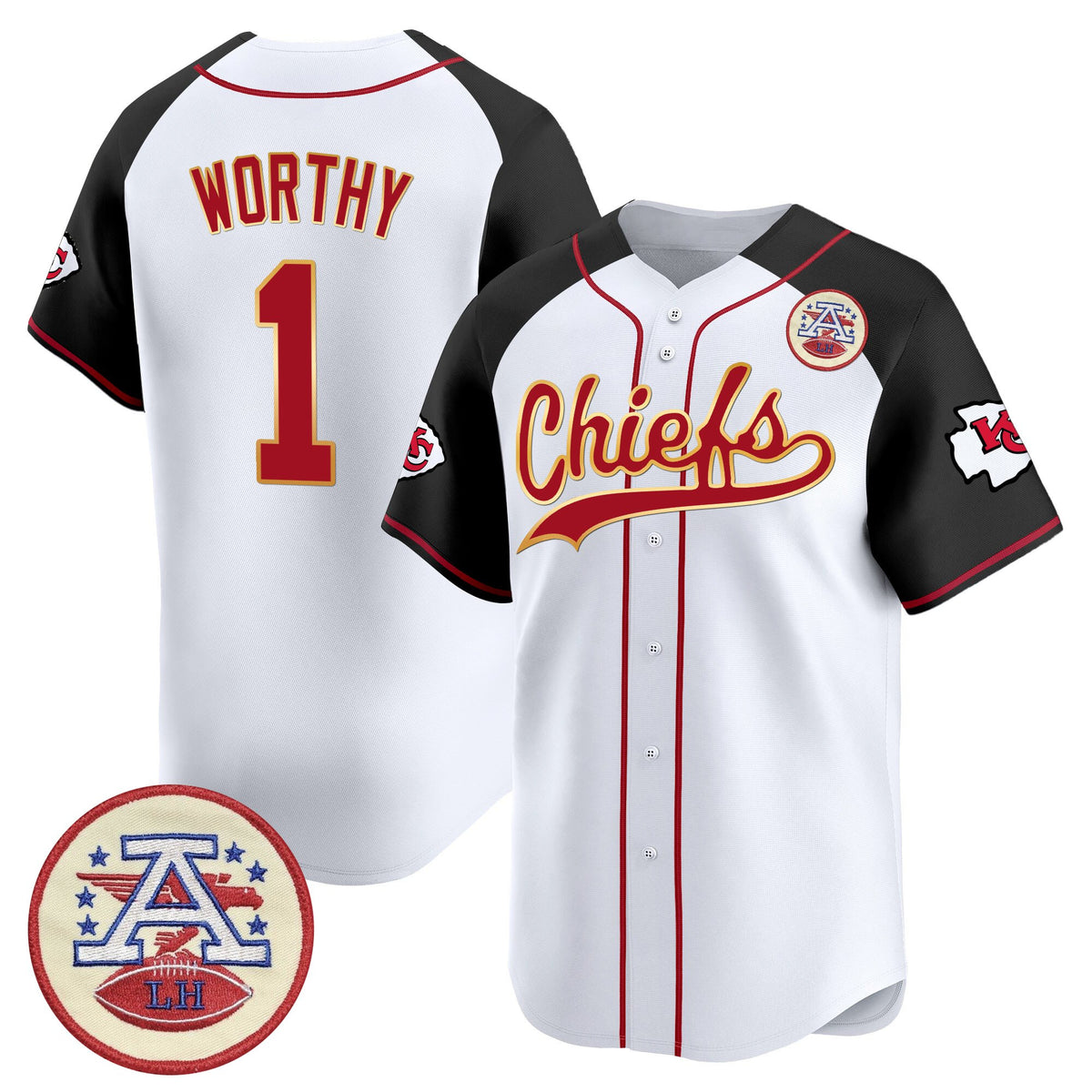 Men's Kansas City Chiefs 2025 Vapor Baseball Jersey - All Stitched