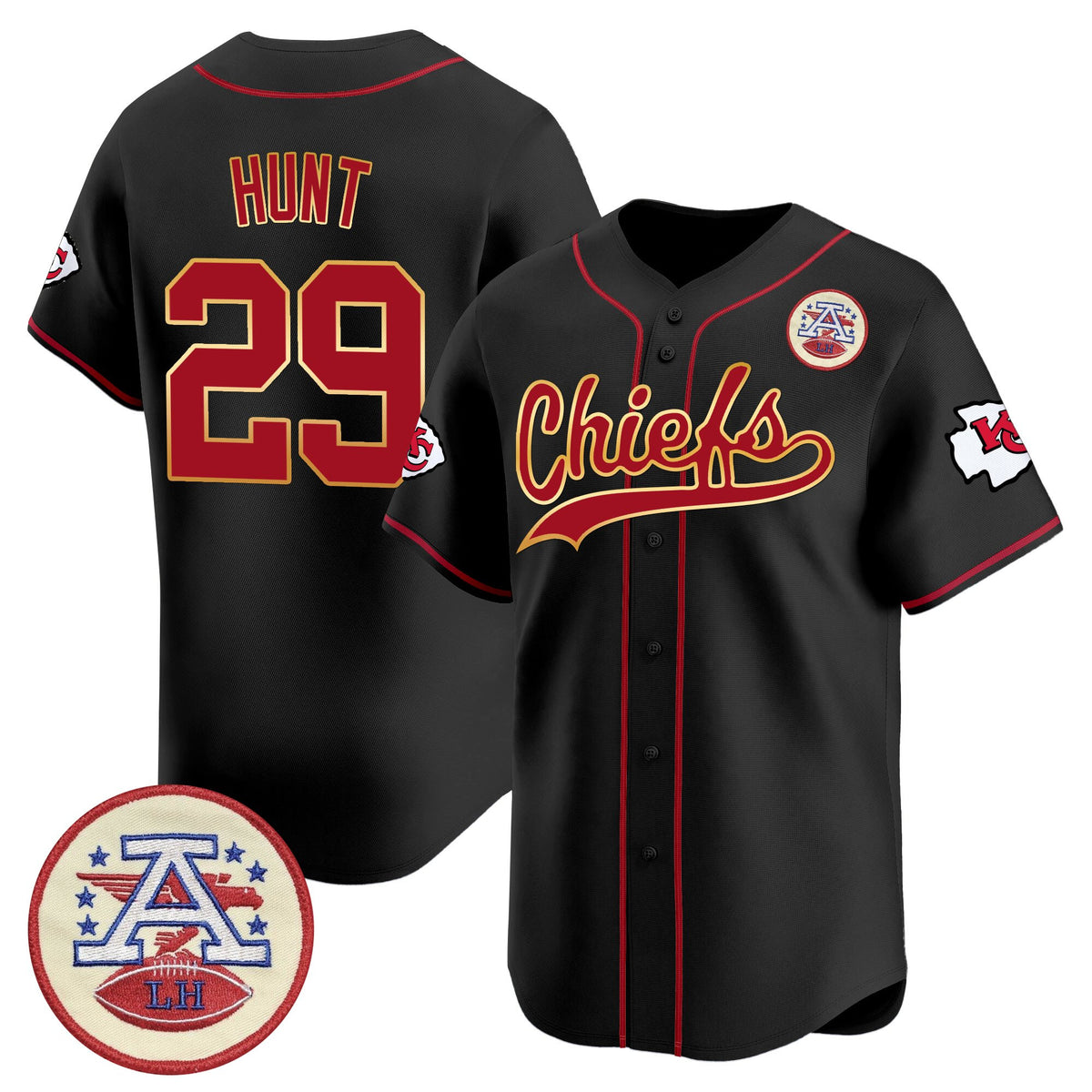Men's Kansas City Chiefs 2025 Vapor Baseball Jersey - All Stitched