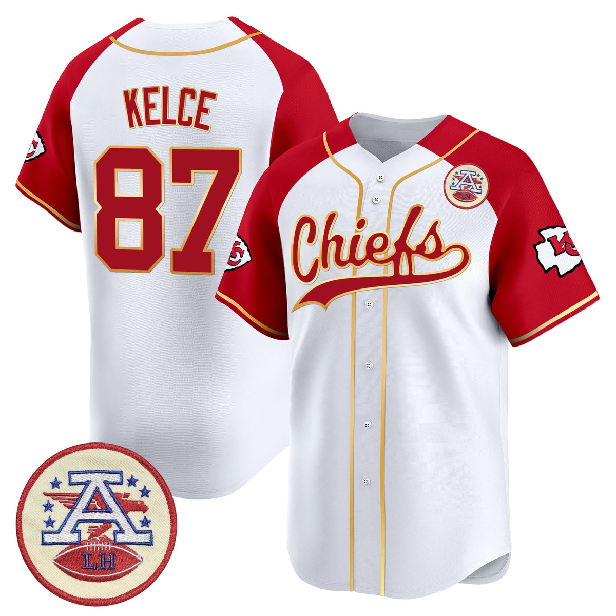 Men's Kansas City Chiefs 2025 Vapor Baseball Jersey - All Stitched