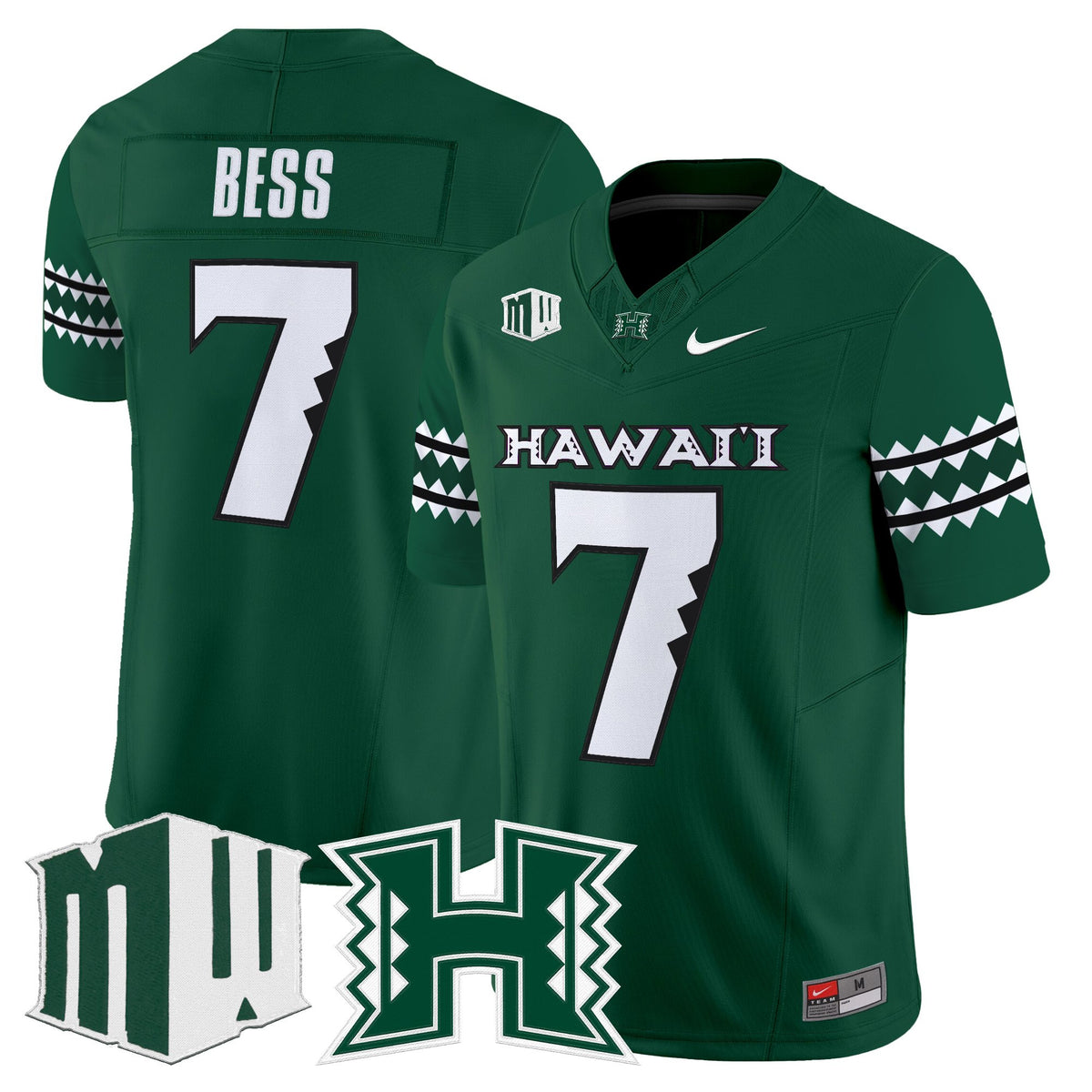 Men's Hawai'i Rainbow Warriors 2025 Vapor Limited Jersey - All Stitched