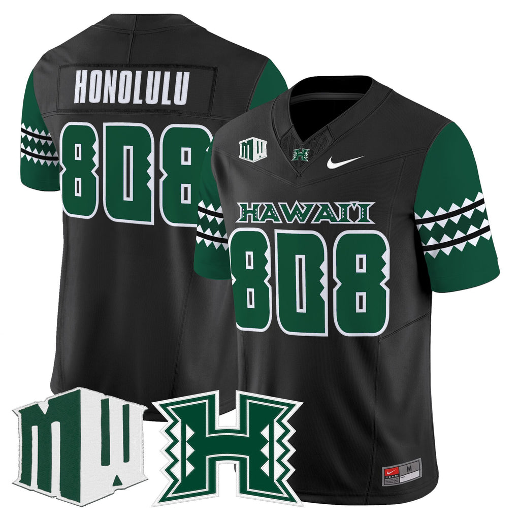 Men's Hawai'i Rainbow Warriors 2025 Vapor Limited Jersey - All Stitched