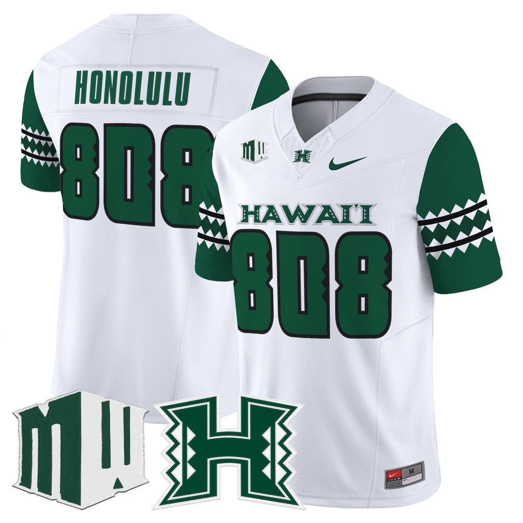 Men's Hawai'i Rainbow Warriors 2025 Vapor Limited Jersey - All Stitched