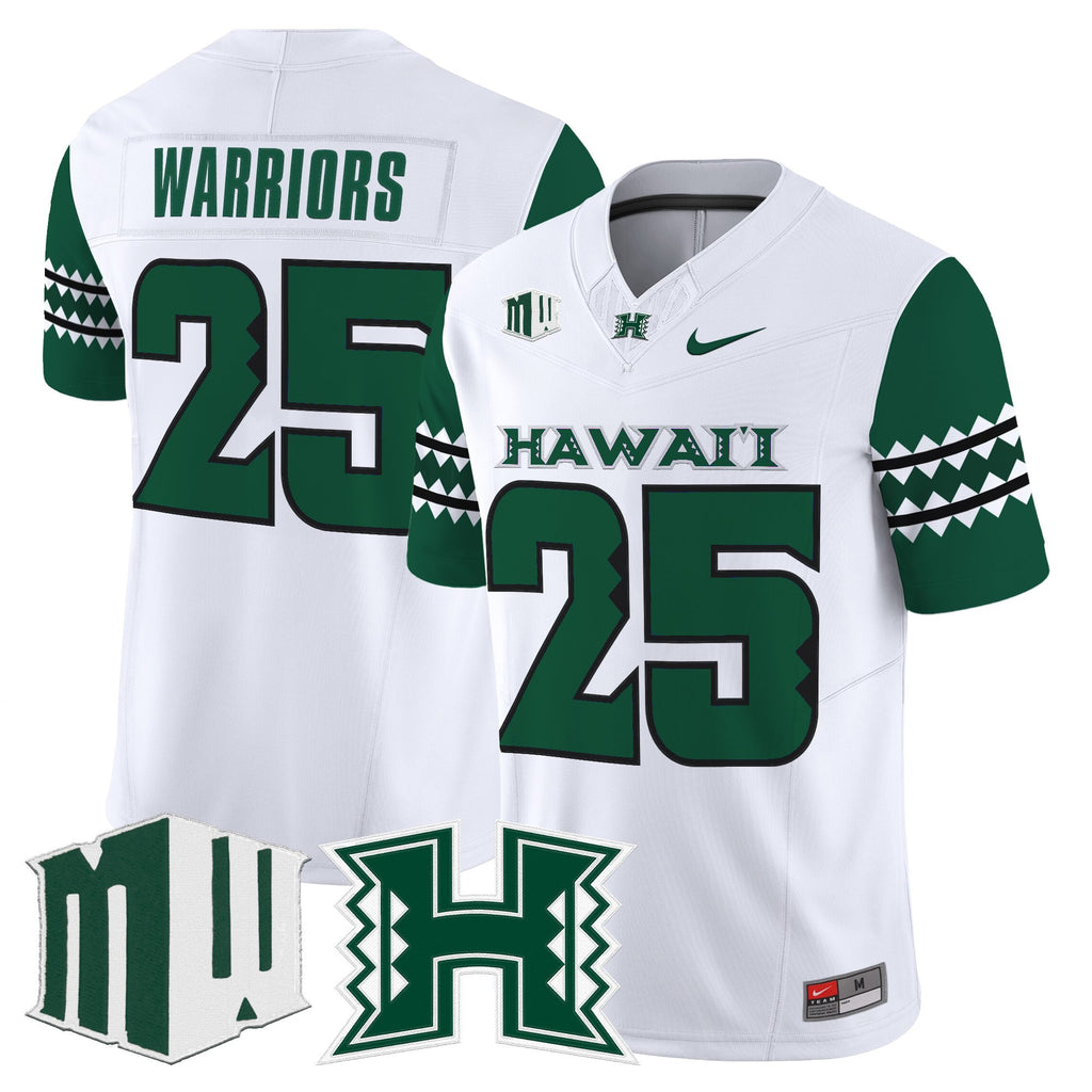 Men's Hawai'i Rainbow Warriors 2025 Vapor Limited Jersey - All Stitched