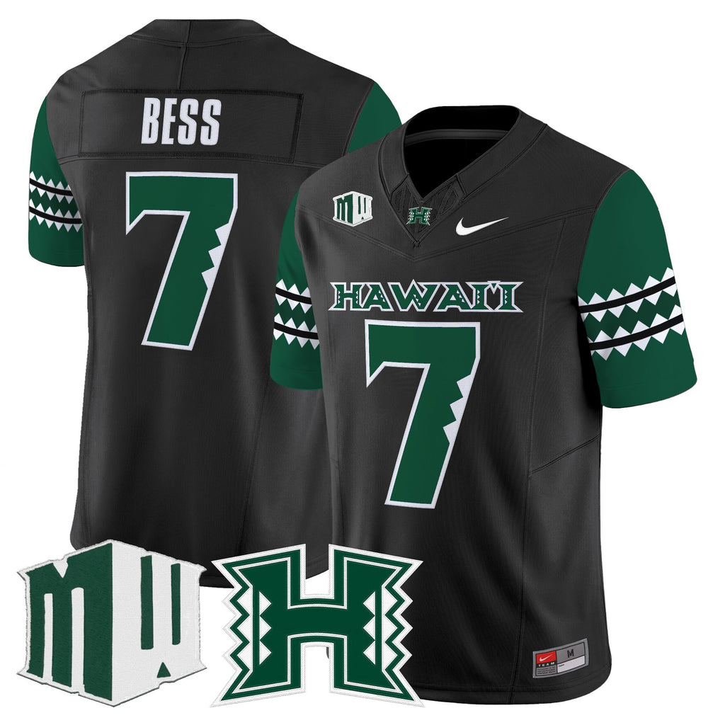Men's Hawai'i Rainbow Warriors 2025 Vapor Limited Jersey - All Stitched