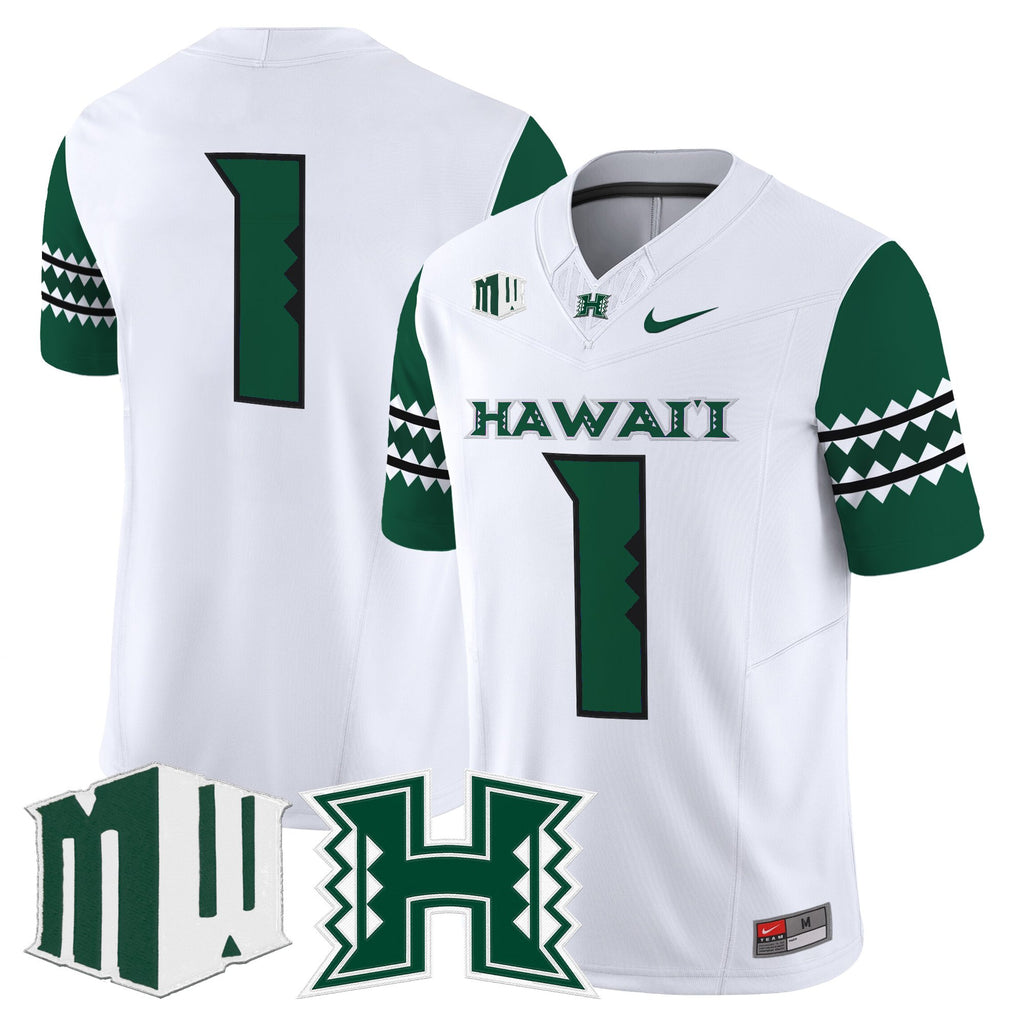 Men's Hawai'i Rainbow Warriors 2025 Vapor Limited Jersey - All Stitched