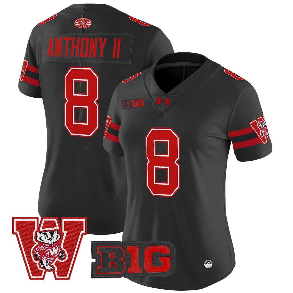Women's Wisconsin Badgers Throwback Vapor Limited Jersey - All Stitched