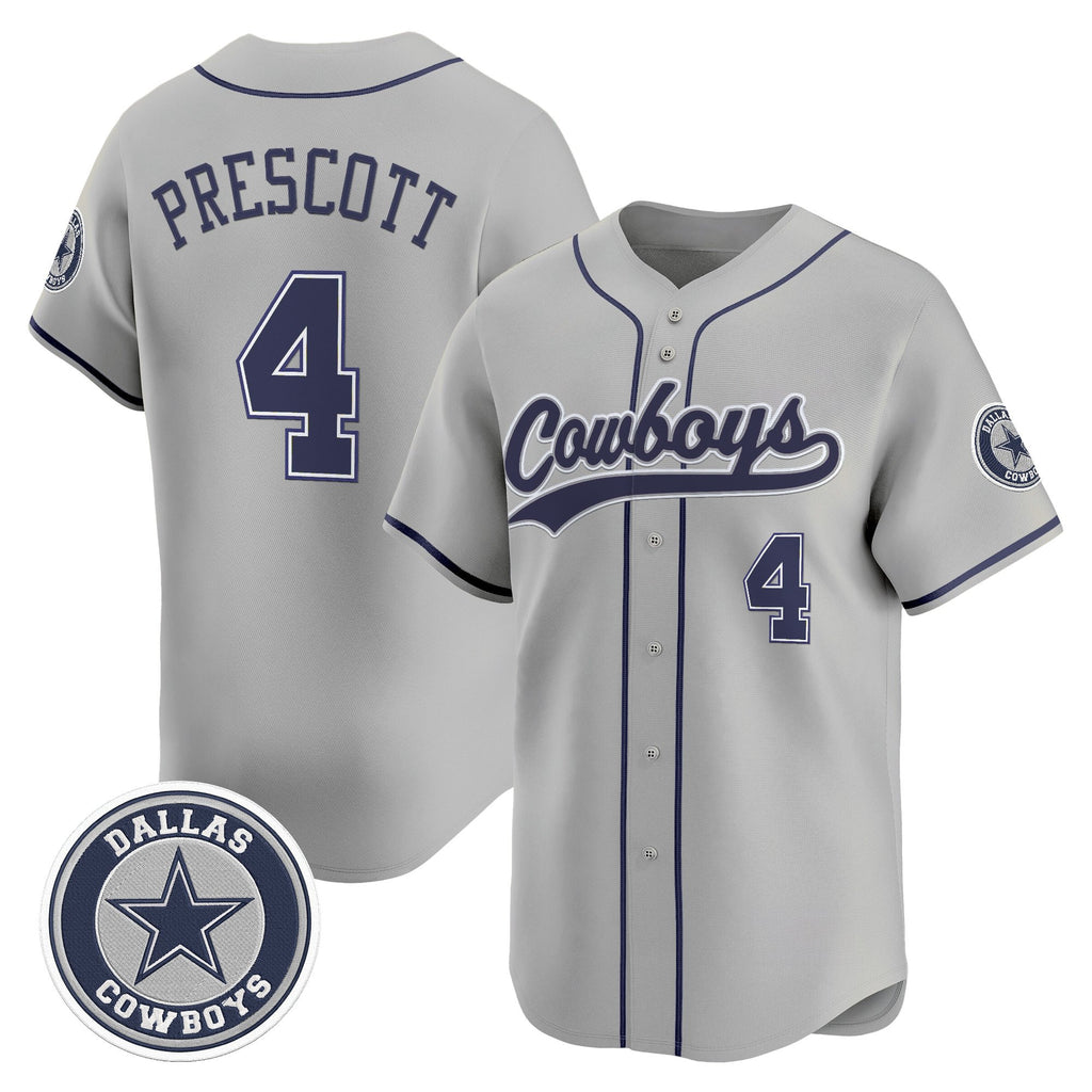 Men's Dallas Cowboys Vapor Baseball Jersey - All Stitched