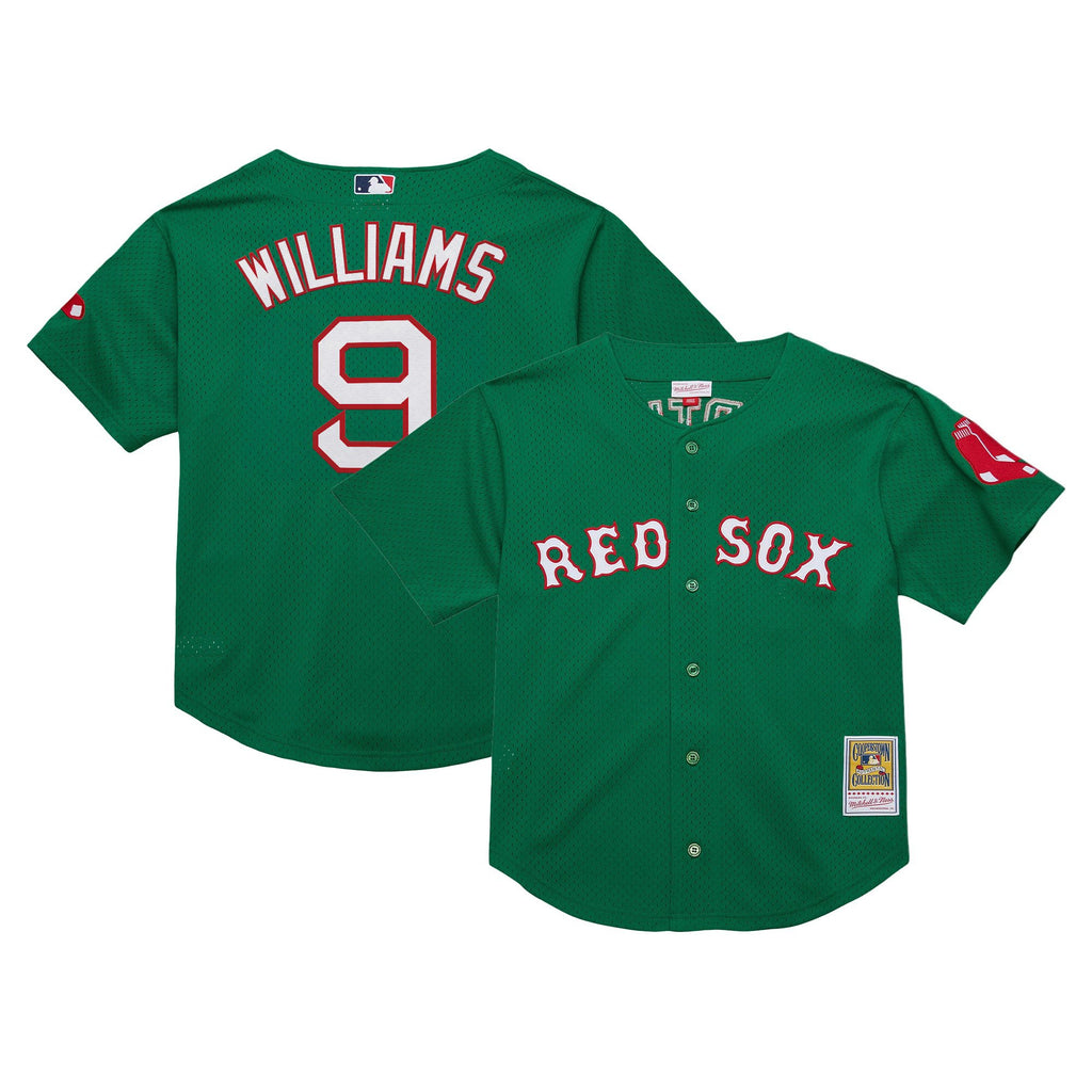 Men's Boston Red Sox Throwback Jersey - Cooperstown Collection - All Stitched