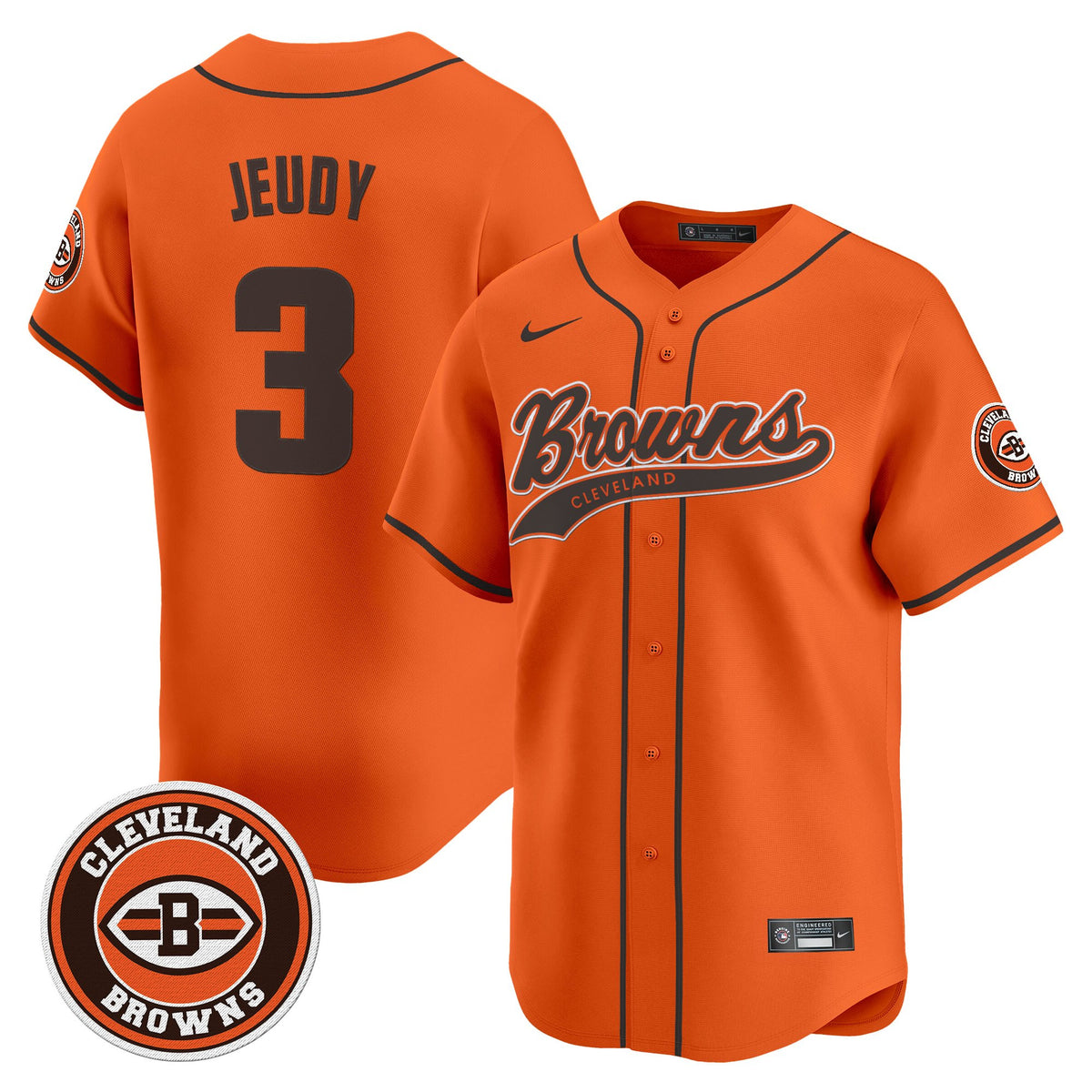 Men's Cleveland Browns 2025 Vapor Premier Limited Jersey - All Stitched