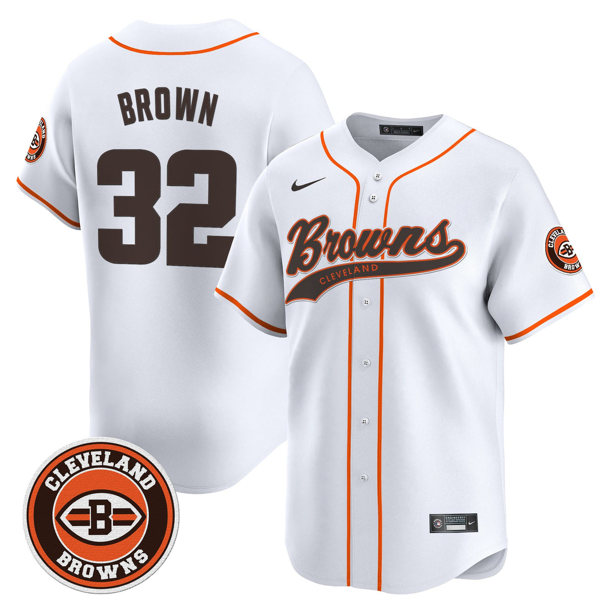 Men's Cleveland Browns 2025 Vapor Premier Limited Jersey - All Stitched