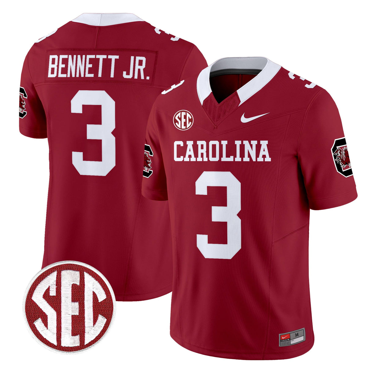 Men's South Carolina Gamecocks 1980 Throwback Vapor Limited Jersey – Rebrand 2026 – All Stitched