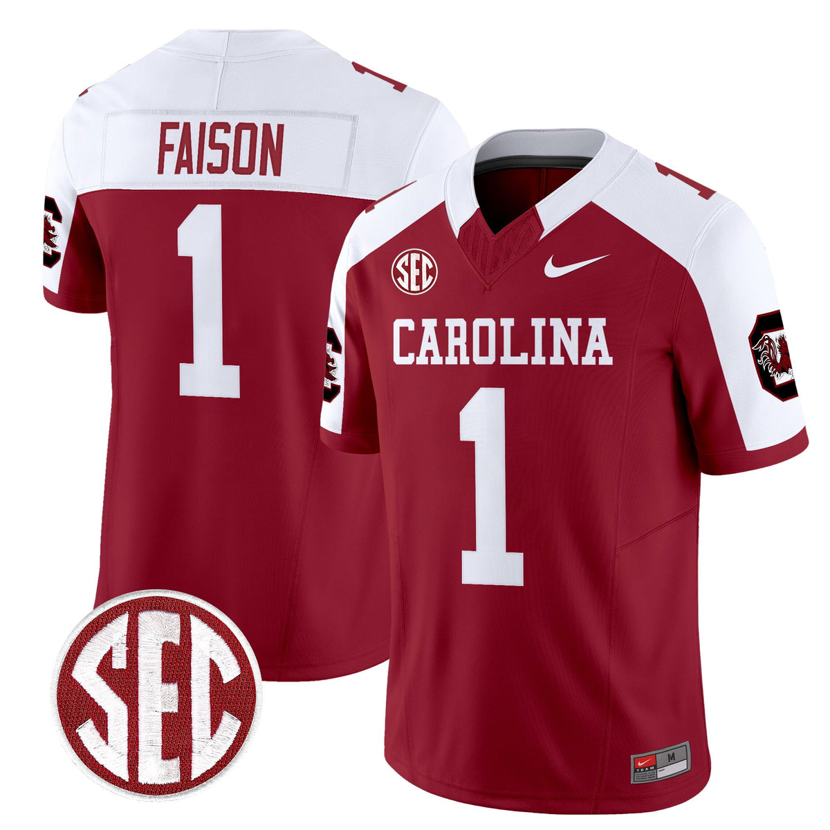 Men's South Carolina Gamecocks 1980 Throwback Vapor Limited Jersey – Rebrand 2026 – All Stitched