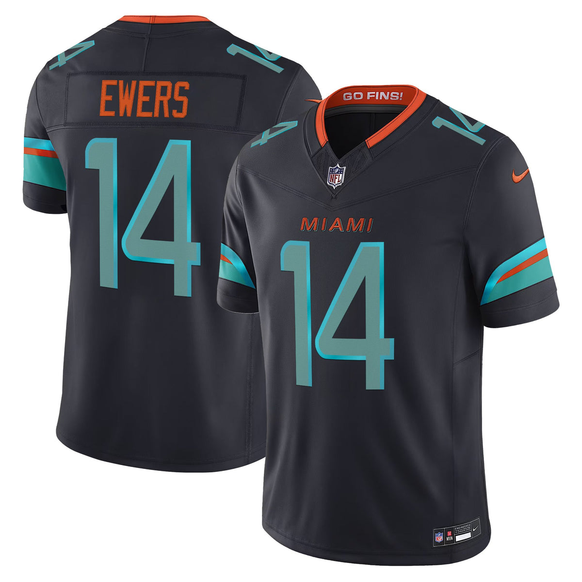 Men's Miami Dolphins 2025 "Rivalries" Vapor Limited Jersey - All Stitched