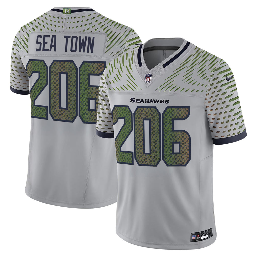 Men's Seattle Seahawks 2025 "Rivalries" Vapor Limited Jersey - All Stitched