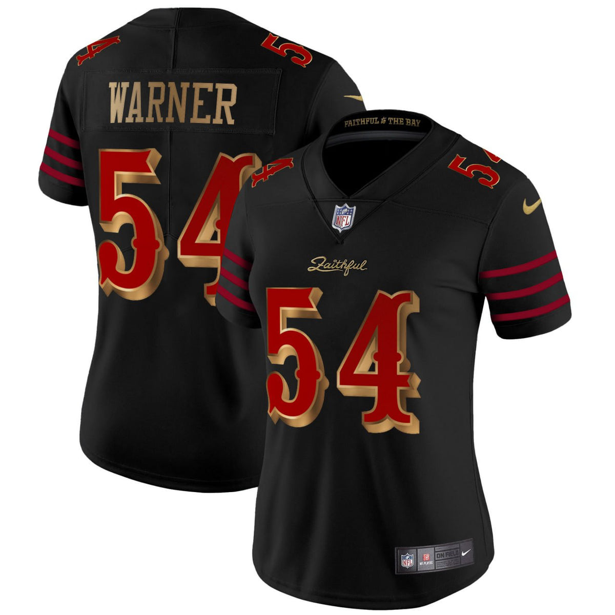 Women's Fred Warner San Francisco 49ers 2025 “Rivalries” Vapor Limited Jersey - All Stitched