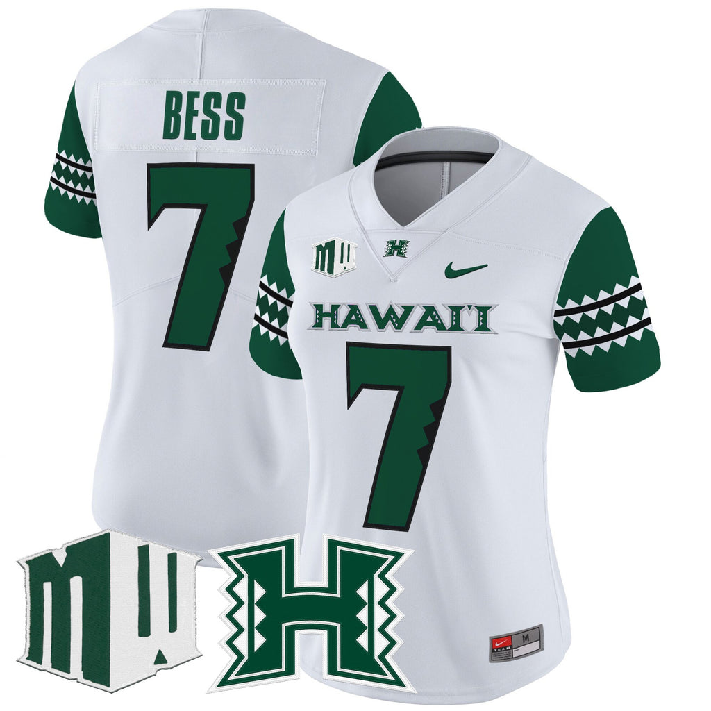 Women's Hawai'i Rainbow Warriors 2025 Vapor Limited Jersey - All Stitched