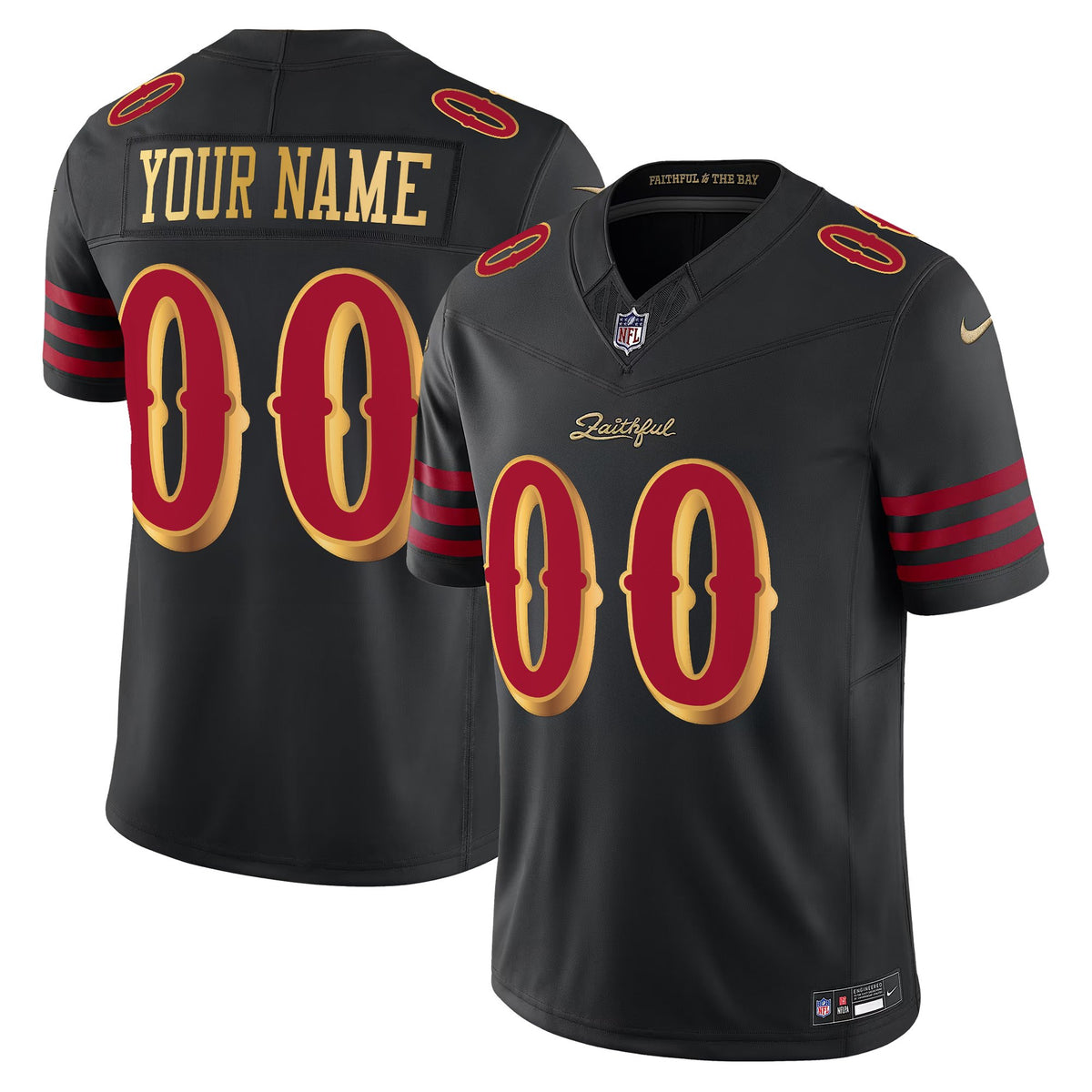 San Francisco 49ers 2025 “Rivalries” Vapor Limited Custom Jersey - All Stitched