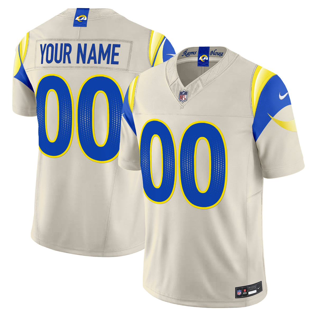 Los Angeles Rams 2025 "Rivalries" Vapor Limited Custom Jersey - All Stitched