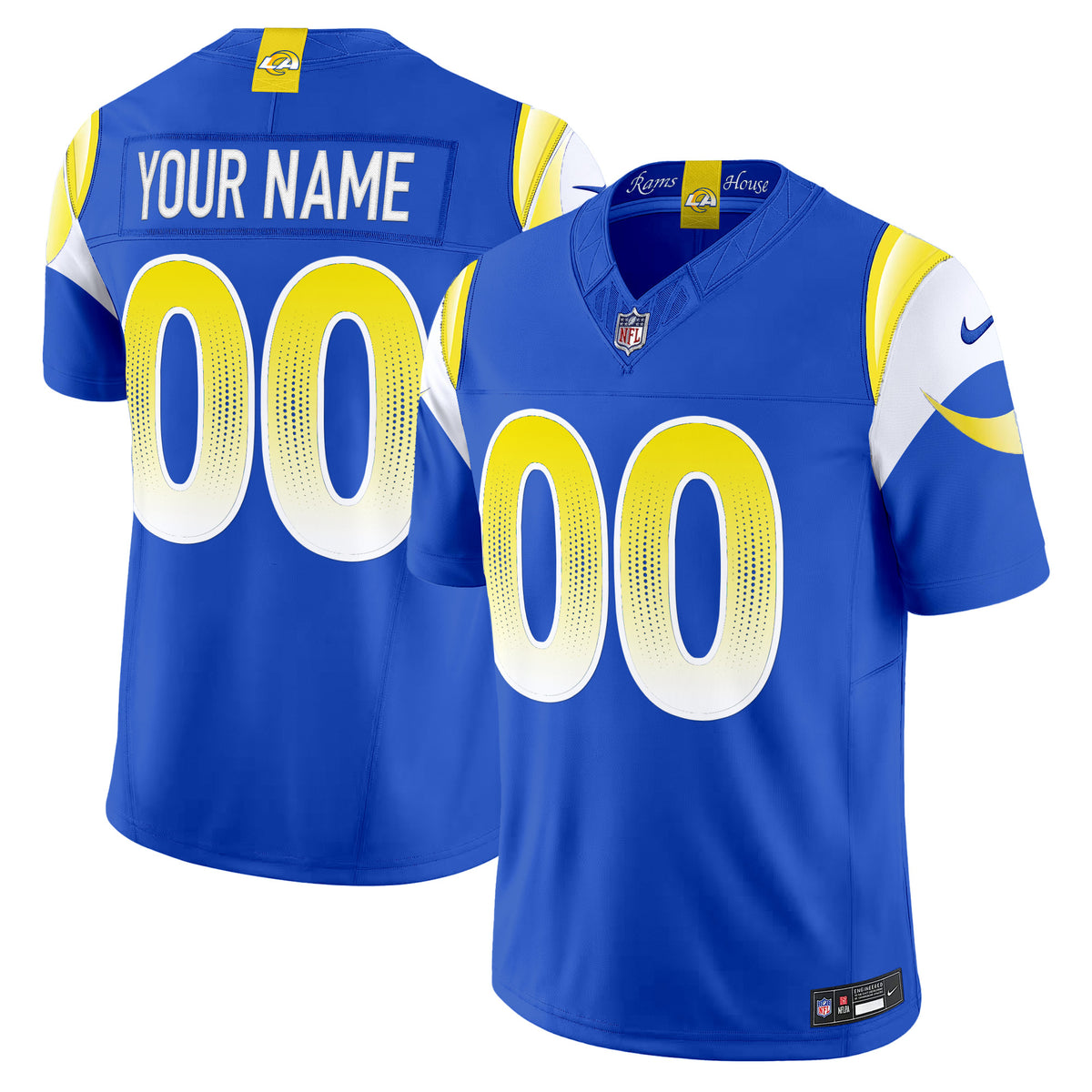 Los Angeles Rams 2025 "Rivalries" Vapor Limited Custom Jersey - All Stitched