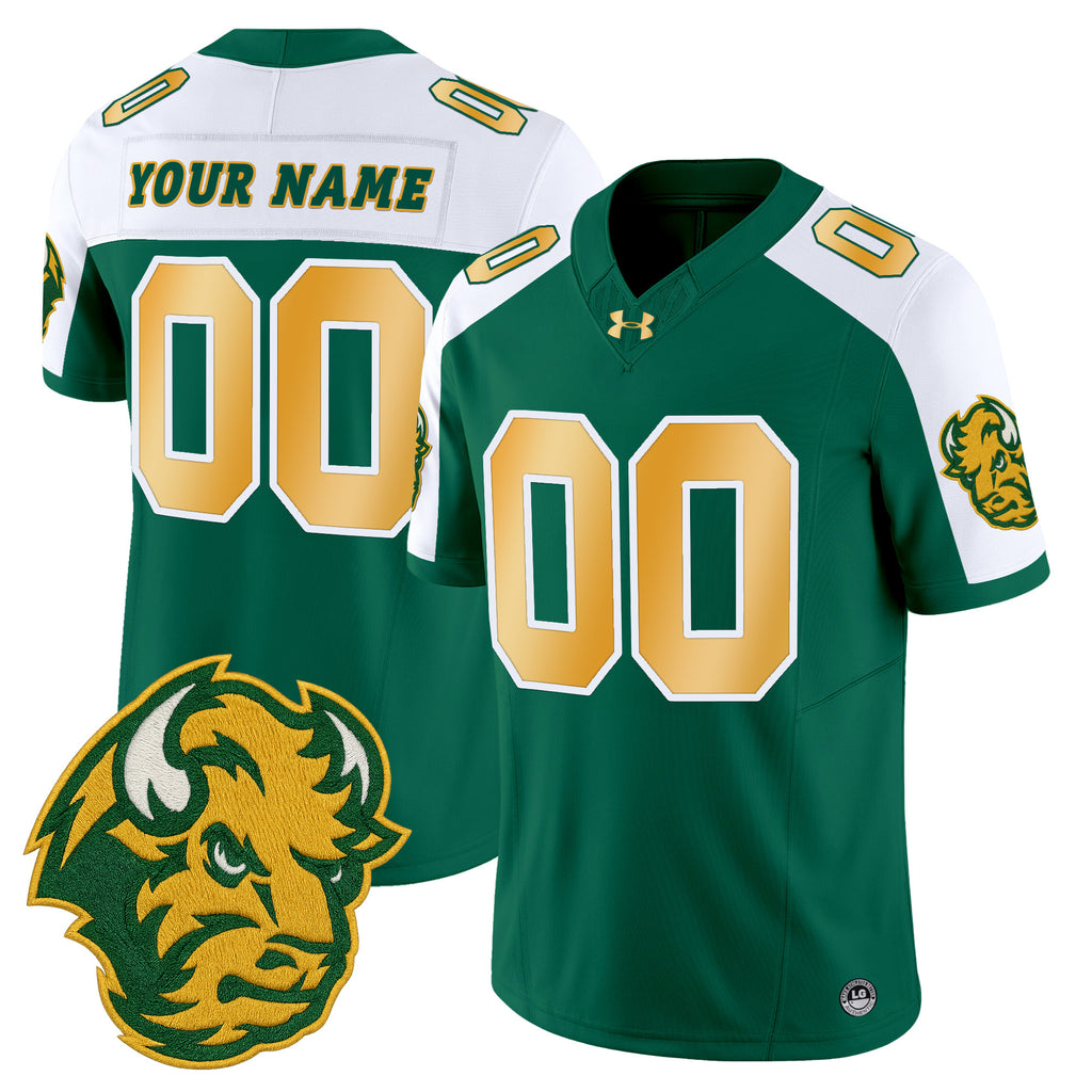 North Dakota State Bison Vapor Limited Custom Jersey - All Stitched